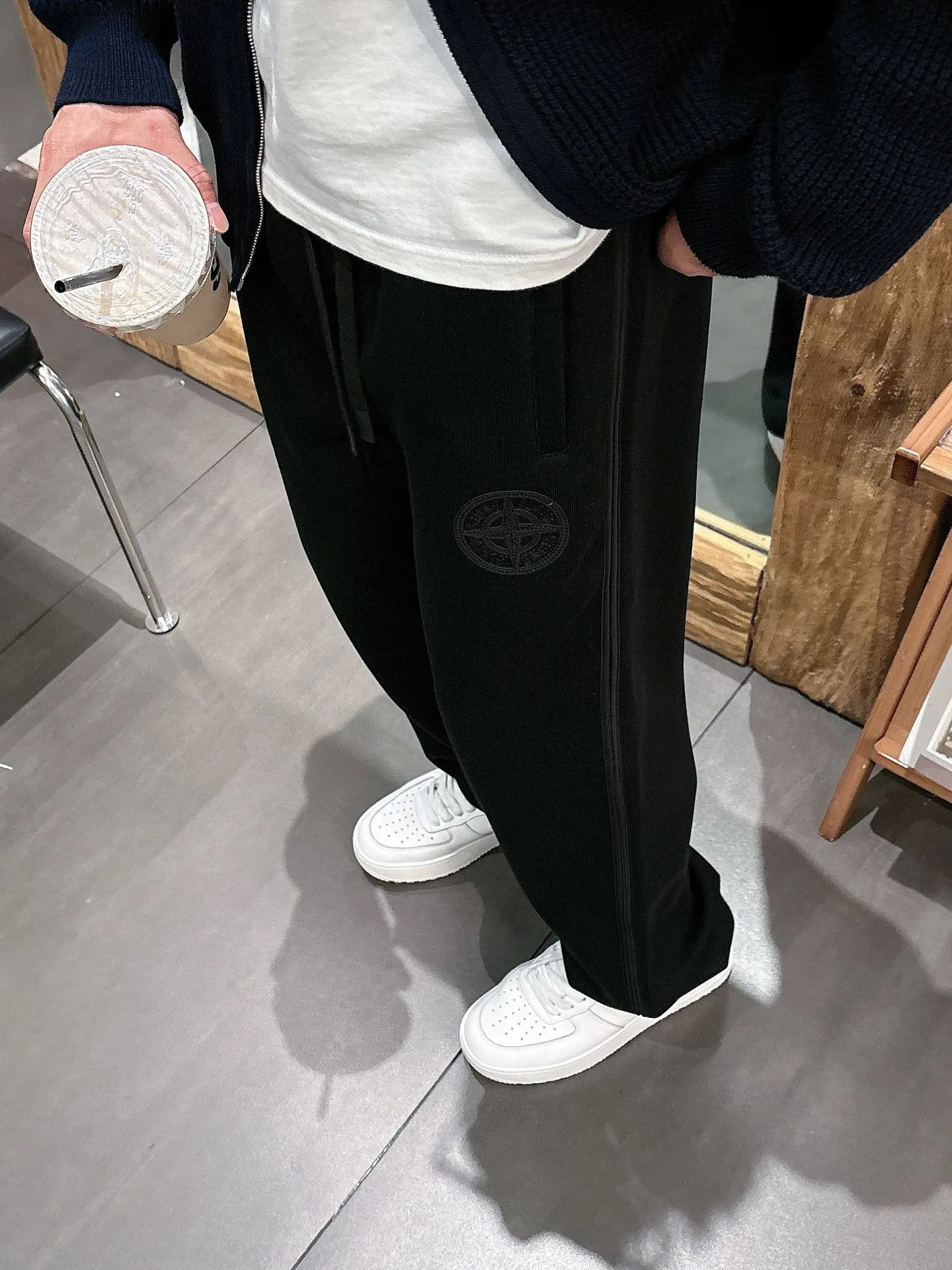 P300 NEW2025 Autumn and Winter New Casual Pants Exclusive Customized Fabric Color: Black and Blue SIZE: M-4XL